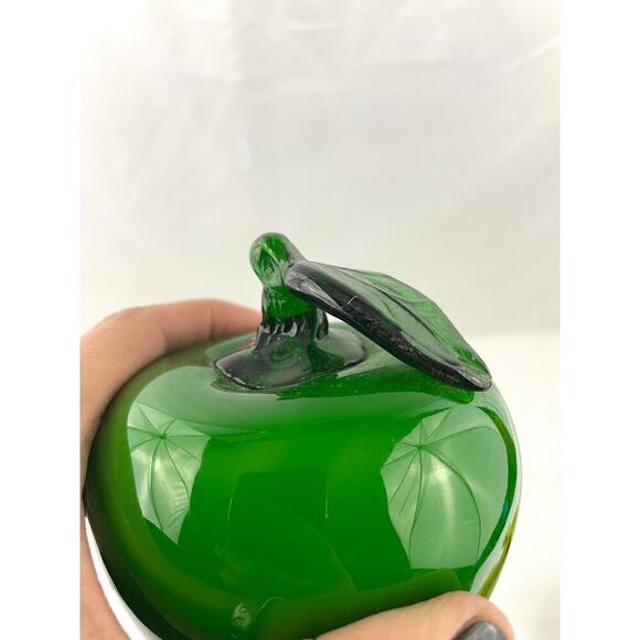 VTG Murano Style Hand Blown Glass Fruits & Vegetables Apple Squash Banana Corn - Picture 9 of 14